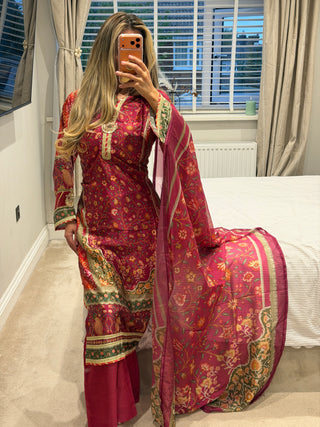 Maria Kaftan Pink Cooler x