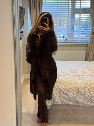 Maxi Cardi Brown