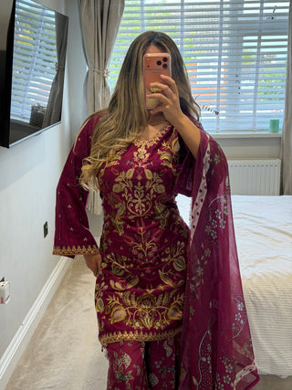 Khadi Print Pink x
