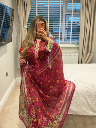 Maria Kaftan Pink Cooler x