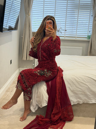 Maria Lace Rose Red x
