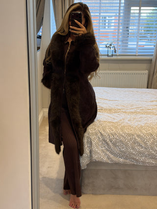 Maxi Cardi Brown