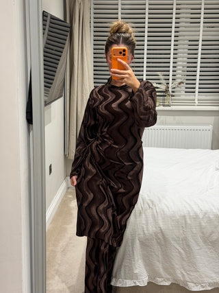 Sofia Belted Velvet Co Ord