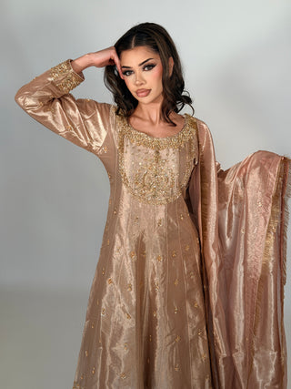 Royale Lengha Rose Gold