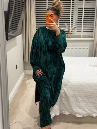 Esra Velvet Pocket Co Ord