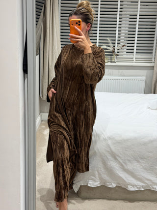 Esra Velvet Pocket Co Ord