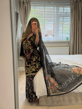 Khadi Print Black x