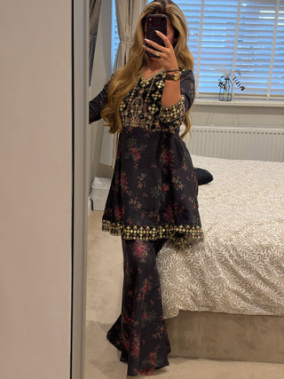 Emaara Edit Noir Peplum