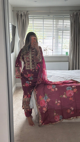 Maria Kaftan Pink x