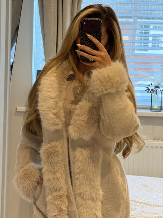 Maxi Cardi Beige