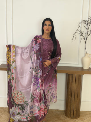 Maria Floral Purple x