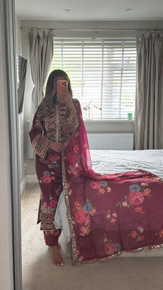 Maria Kaftan Pink x