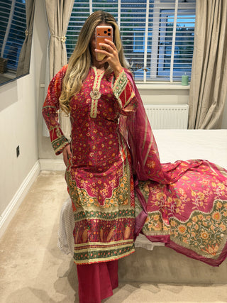 Maria Kaftan Pink Cooler x