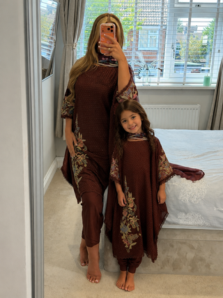 Maria Kaftan Brown Mummy&Me