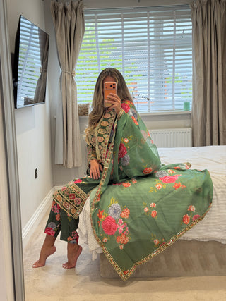 Maria Kaftan Olive x